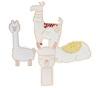 minkissy 4 Spille in Alpaca Fermagli Per Vestiti e Sciarpe Spilla Decorativa a Alpaca Accessori Per Spilla Per Cappelli e Borse Fibbia in Metallo e Divertente