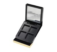 minkissy 4griglie Palette Vuota per Ombretti Organizer Portatile per Trucco con Coperchio Ribalta e Specchio Incorporato Adatto per Viaggi e Uso Quotidiano Riempi Tuoi Cosmetici Preferiti