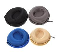 minkissy 4pezzi Custodia Portatile Per Orologio Da Polso in Eva e Oxford Resistente Contenitore Singolo Antiurto Per Viaggio e Conservazione Custodia Compatta Facile Da Trasportare Azzurro