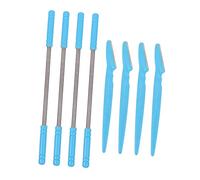 minkissy 4pezzi Epilatore Faciale e Set Di Rimozione Sopracciglia Di Rimozione Peluria Strumenti Di Bellezza Per Casa Lavoro e Viaggi Design Compatto e Duraturo Senza Prodotti Chimici