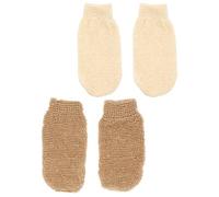 minkissy 4pezzi Guanti Da Bagno Esfolianti Spessi Per Doccia Scrubber Portatile Per Corpo Per Rimuovere Morta e Massaggio