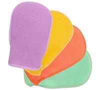 minkissy 4pezzi Guanti Esfolianti Per Corpo e Doccia Di Materiali Resistenti e Leggeri Per Scrub Profondo e Pulizia in Tutta Sicurezza