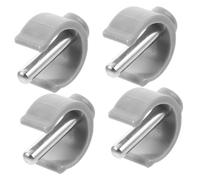 minkissy 4pezzi Morsetto c Per Stampelle Clip Per Fibbia Di Fissaggio Del Deambulatore Sostituzione Della Fibbia Per Bastone Da Passeggio Clip Di Ricambio Per Attacco Per Stampelle e Deambu