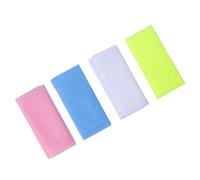 minkissy 4pezzi Nylon Exfoliating Bath Cloth Back Washing Tool for Skin Cleaning Mixed Colors for All Ages