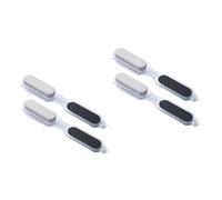 minkissy 4pezzi Raspini Per Pedicure Con Spugna Pumice e Spazzola Per Unghie Kit Completo Per La Piedi Rimozione Della Morta e Calli Design Ergonomico Per Utilizzo Facile e Sicuro