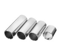 minkissy 4pezzi Slide per Chitarra in Acciaio Inossidabile Adatto per Chitarre Acustiche ed Elettriche Misure e Leggero e Portatile