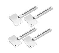 minkissy 4pezzi Spremi Dentifricio in Acciaio Inossidabile Strizzatore Per Tubetti Di Dentifricio Dispenser Per Manuale Per Domestico e Bagno