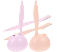 minkissy 4pezzi Trimmer Sopracciglia Donna Rasoio Portatile Per Sopracciglia Multiuso Strumento Per Trucco Impugnatura Leggera e Antiscivolo Per Viaggi e Uso Domestico
