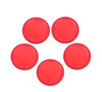 minkissy 5 Dischi Mini Air Hockey per da Compatti Ricambi Pesanti per Partite e Ufficio Design Portatile e Fluido