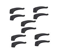 minkissy 5 Paia tampone antiscivolo accessori per occhiali antiscivolo gancio per le prese delle orecchie degli occhiali supporto antiscivolo per occhiali copriocchiali antiscivolo Black