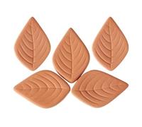 minkissy 5 Pezzi Disco in Terracotta a Forma di Foglia per Zucchero di Canna, Compatto e Riutilizzabile, Ammorbidisce lo Zucchero Indurito, per Uso Quotidiano in Cucina