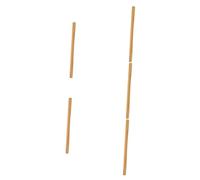 minkissy 5 Pz terapeutico in bambù strumento di massaggio guasha bastoncino da massaggio guasha bastoncino da massaggio manuale massaggiatore per alleviare la fatica Light Brown