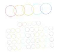 minkissy 50 Pezzi Braccialetto Luminoso in Silicone Braccialetti in Silicone Che Illuminano Buio Sacchi Di Fagioli Per Il Lancio Dei Lancio Di Sacchi Di Fagioli Gel Di Silice