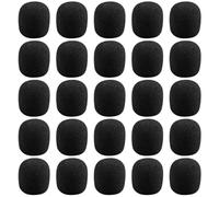 minkissy 50 Pezzi Coperture in Spugna per Microfono Copertura Protettiva Antivento Morbida 20X15X5Mm Accessori Microfono per Discorsi Pubblici e Spettacoli