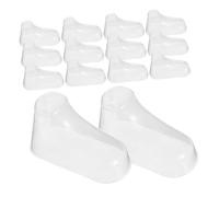 minkissy 50 Pezzi Plastica Trasparente in Plastica Per Scarpe All'uncinetto Supportano Supporto Calzini Per L'organizzazione Del Negozio Scarpe Con