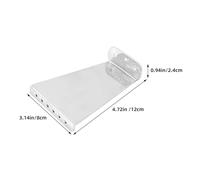 minkissy 6 Corde Ponte Trapezio per Chitarra Jazz Corde in Metallo Cromato Ricambio Elegante e Resistente per Chitarra Elettrica Archtop