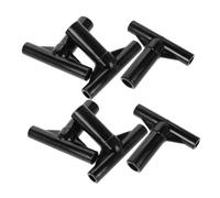 minkissy 6 Manicotti T per Tubi Coperture per Tubi Recinzione da Parti Ricambio per Connettori e Coperture Sicurezza per attività Sportive all