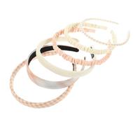 minkissy 6 Pezzi Floreale Fascia Di Solido Combinazione Set Fasce Per Ragazze Donne Bandana Fasce Per Fasce Per Il Sudore Fasce Per Spa Fasce Toppers Per