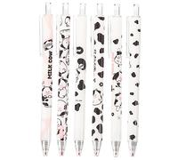 minkissy 6 Pezzi Penne Gel Elementi Di Mucca Da Latte Penna Per Studenti Scrittura Scorrevole Design Ergonomico Regalo Di Cancelleria Accessori Per Ufficio Casual