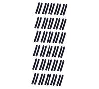 minkissy 60 Paia manica della gamba degli occhiali auricolari per occhiali impugnatura per occhiali in silicone occhiali da vista anti manicotto della gamba degli occhiali in silicone Black