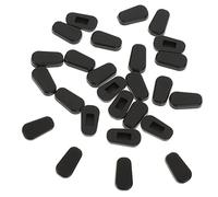 minkissy 60 Paia Naselli Per Occhiali In Silicone Occhiali Nose Grip Naselli Di Ricambio Naselli Per Occhiali Naselli Per Occhiali Non Occhiali Anti-Occhiali Orecchio Nero