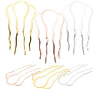 minkissy 6pezzi Accessori Per Metallo Pettini e Forcella Per Acconciature Per Donne e Ragazze Perfetti Per Ogni Occasione e Stile