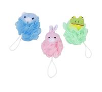 minkissy 6pezzi Bath Animali Cartoon Esfoliante e Rinfrescante Di Palline Da Bagno Colorate Per Doccia e Bagno Include Coniglietto Rana e Orsetto