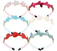 minkissy 6pezzi Cerchietti Per Con Glitter e Fasce Per Stella e Paillettes Accessori Per Feste e Compleanni