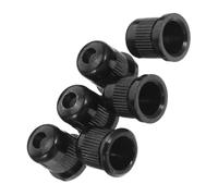 minkissy 6pezzi Ghiere Per Corde Di Chitarra Nere Parti Di Chitarra Elettrica e Hardware Di Ricambio Guida Per Fibbia Per Corde e Piastra Per Manico Basso Accessori Per e Basso