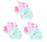 minkissy 6pezzi Spazzole Per Del Capelluto Per Massaggiatore Per Infante Profonda e Prurito