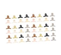 minkissy 70pezzi Mini Mollettone Forma di Artiglio Piccole Mollette Antiscivolo in Fermagli Trasparenti Decorativi per Frangia e Chignon per Ragazzo Ragazza Ragazza Ragazze Donne
