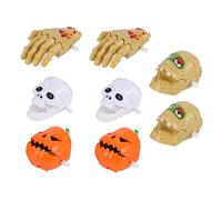 minkissy 8 Giocattoli Halloween Carica Creativi Mummia Zucca Teschio e Mano Colorati Decorazioni Divertenti per Feste