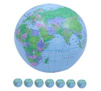 minkissy 8 pezzi Palle Spiaggia Gonfiabili Globo in PVC Palloni Resistenti e Riutilizzabili con Globo Terrestre per Piscina Mare e Party Estivi