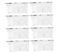 minkissy 8 Pezzi Pettine Per Da Sposa Filo Metallico Twist Francese Vintage Pettini Laterali Clip Accessori Per Filo Pettini Per Per Le Donne Velo Da Sposa