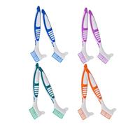 minkissy 8 Pezzi Spazzola Per La Pulizia Delle Protesi Dentarie A Doppia Faccia Spazzola Per La Delle Protesi Dentarie A Doppia Faccia