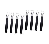 minkissy 8 Pezzi Spazzola Per Rivestimento Lingua In Acciaio Inossidabile Detergente Domestico Strumento Per La Pulizia Orale Strumento Per La Pulizia Della Lingua T Strumento Raschietto