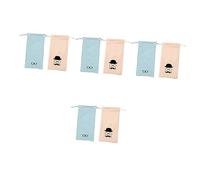 minkissy 8 Pz borsa per occhiali bicchieri glasses ochiali borsa da viaggio per occhiali da sole custodia per occhiali in tessuto porta occhiali da sole custodia per occhiali riutilizzabile