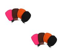 minkissy 8 Pz bottiglie da viaggio per articoli da toeletta scrubber per la pulizia morbido spazzola da bagno guanti guanto da bagno esfoliante guanto da fare un bagno Palla da bagno