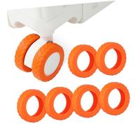 minkissy 8pezzi Copriruote in Silicone Per Valigia Protezione Antiscivolo Per Ruote Di Trolley