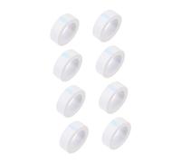 minkissy 8rotoli Nastro Per Estensioni Nastro Traspirante Non Sicuro Per La Per Isolamento e Comfort Durante La Creazione Bianco
