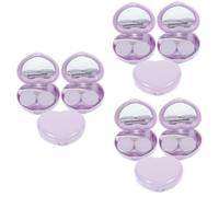 minkissy 9 Set Custodia Per Lenti a Contatto Casi Di Contatto Alla Rinfusa Organizer Per La Conservazione Degli Occhiali Custodia Da Viaggio Per Lenti a Contatto Titolare Viola,porpora Pp
