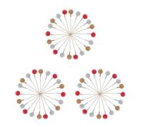 minkissy 90 Pezzi Rami di Bacche Glitterate Decorative per Natale e | Atmosfera Festiva, Varietà di Colore, Decorazione Versatile per Casa e Feste, Bacche Rotonde per Lavoretti
