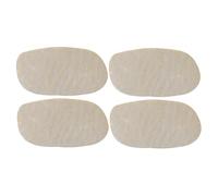 minkissy Accessori Musicali per Ponte Violino 4 Pezzi Cuscinetti in Pelle di Agnello Protezione Corde Resistenti All'usura per Strumenti a Cordiera