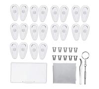 minkissy Accessori Per Occhiali Viti Per Occhiali Kit Riparazione Occhiali Bicchieri Primavera Kit Di Riparazione Kit Di Strumenti Per La Riparazione Degli Occhiali Kit Assortimento Ottico