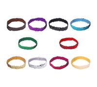 minkissy Accessorio Per Da Donna 10 Pezzi Cerchietto Con Paillettes Cerchietto Elastico Per Ragazza Cerchietti Con Paillettes