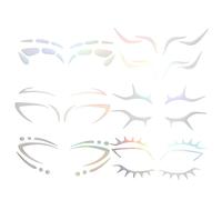 minkissy Adesivi Temporanei Per Il Trucco Degli Occhi 6 Pezzi Adesivi Per Eyeliner E Ombretti Per Festival Per Donne E Ragazze