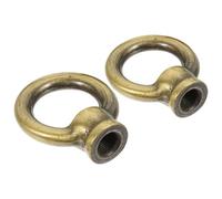 minkissy Anelli a Gancio in Metallo per Lampade Sospese, Coprilampada a Vite Resistenti alla Corrosione, Set da 2 Pezzi per Fissaggio Lampadari e Decorazioni Paralume, Uso Interno