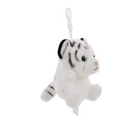 minkissy animali imbalsamati per adolescenti portachiavi panda imbottito giocattoli tigre squalo tigri sacchetto di giocattolo tigre denti a sciabola roba kawaii Peluche bianca