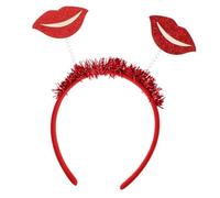 minkissy Banda Per Con Labbra Rosse Fasce Per Di Fascia Di Cupido Accessori Rossi Per La Settimana Dello Spirito Accessori Cupido L'animale Domestico Rosso