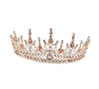minkissy barocca fascia gioiello corone gemelle Tiara decorazioni IL corone principesse coroncine principesse crown coroncina sposa foto nuziale diadema di festa lega